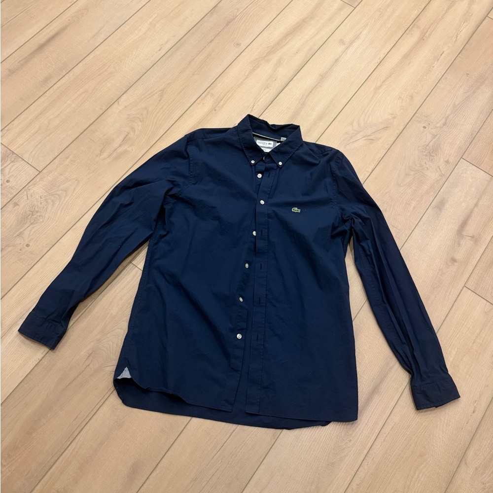 Lacoste Men's Dark Blue Casual Shirt